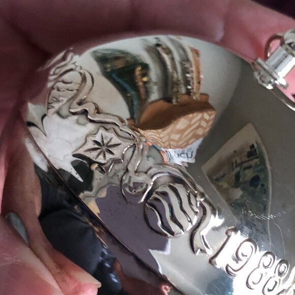 Wallace Silversmiths 1988 Silver Plated Sleigh Bell - 18th Limited Edition - Picture 3 of 6